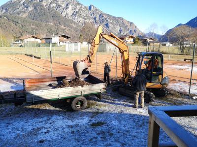 Erneuerung Drainagen an der Sportanlage